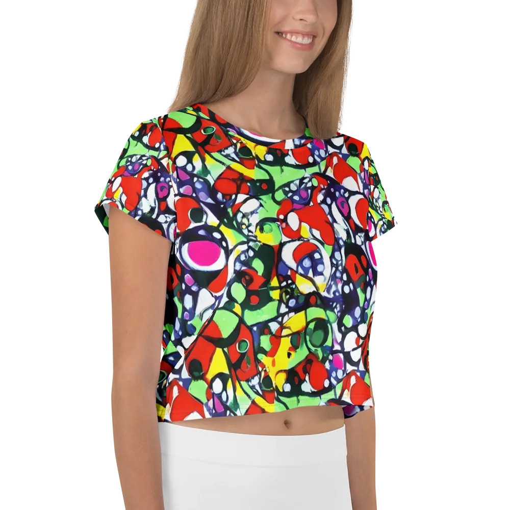 Kaleidoscope Crush on Crop Tee — Right