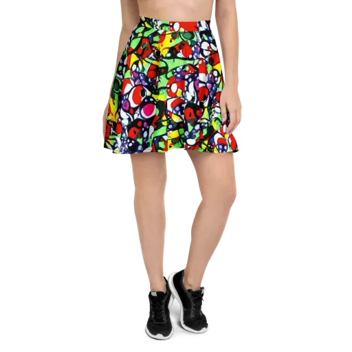 Kaleidoscope Crush on a Skater Skirt