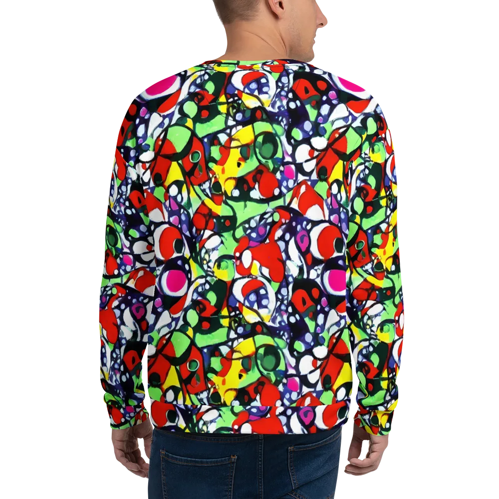 Kaleidoscope Crush on Sweatshirt — Back