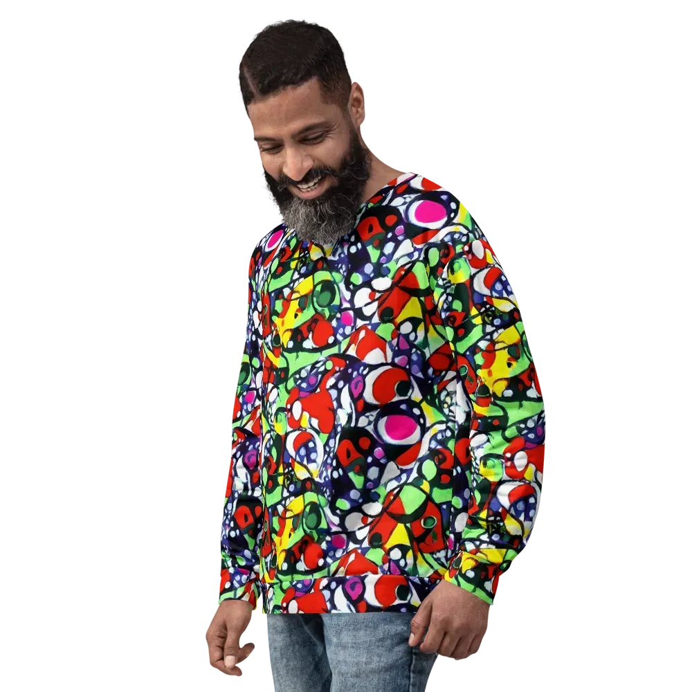 Kaleidoscope Crush on Sweatshirt — Left Front