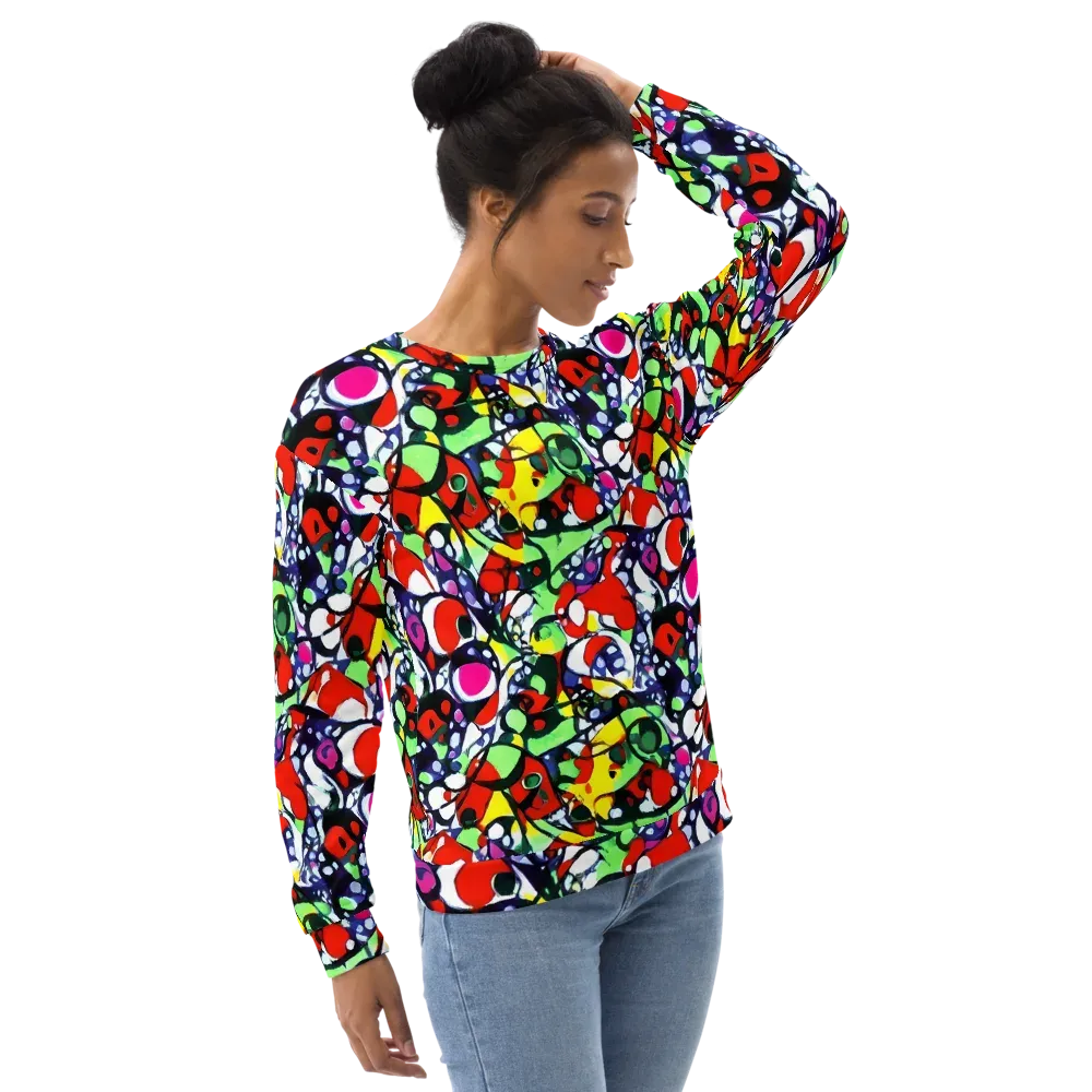 Kaleidoscope Crush on Sweatshirt — Right Front