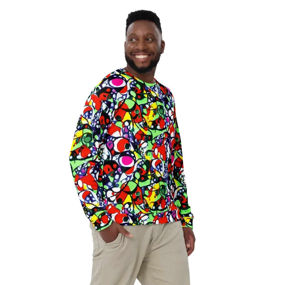 Kaleidoscope Crush on Sweatshirt — Front