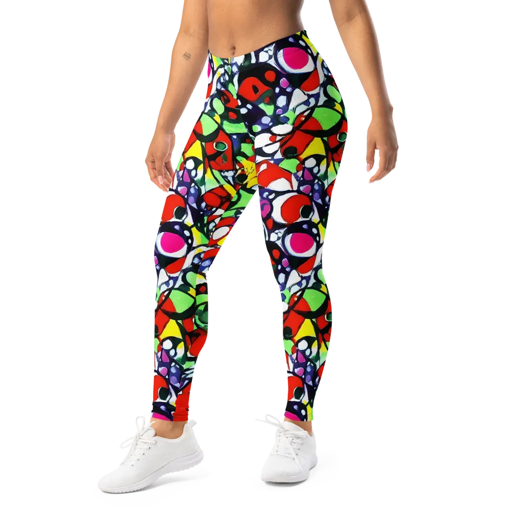 Kaleidoscope Crush on Leggings — Left Front