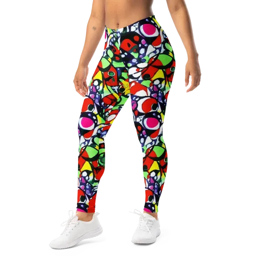 Kaleidoscope Crush on a Leggings