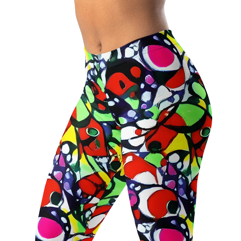 Kaleidoscope Crush on Leggings — Left Front