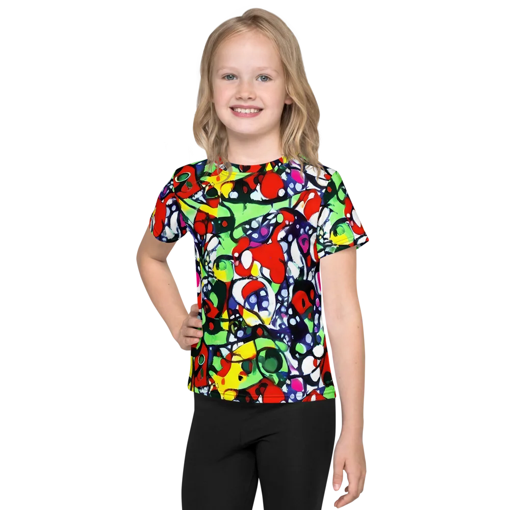 Kaleidoscope Crush on Kids Crew Neck T-Shirt — Front