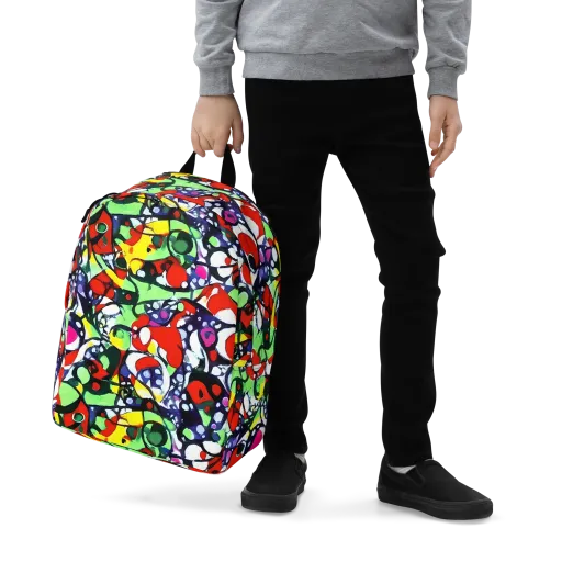 Kaleidoscope Crush on a Minimalist Backpack