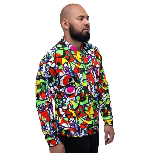 Kaleidoscope Crush on a Bomber Jacket