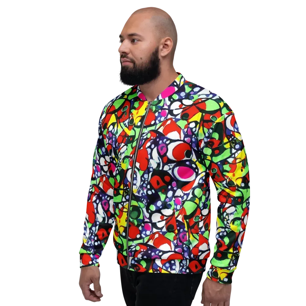 Kaleidoscope Crush on Bomber Jacket — Left