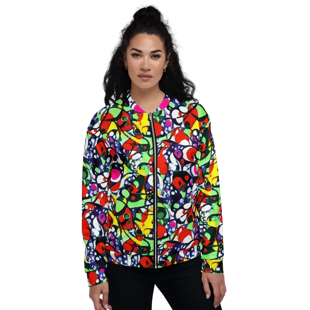Kaleidoscope Crush on Bomber Jacket — Front