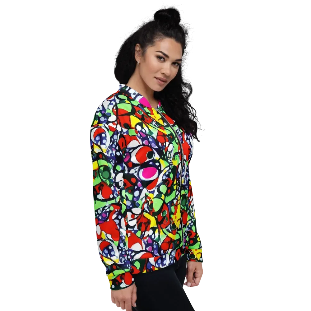 Kaleidoscope Crush on Bomber Jacket — Right