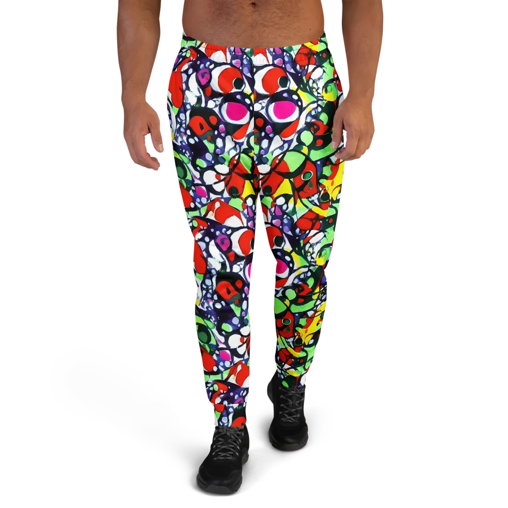 Kaleidoscope Crush on Men's Joggers — Front
