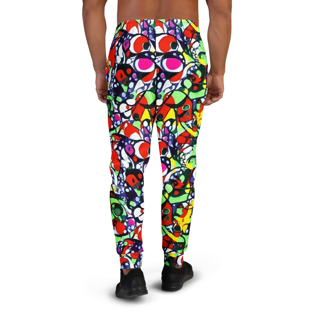 Kaleidoscope Crush on Men's Joggers — Back