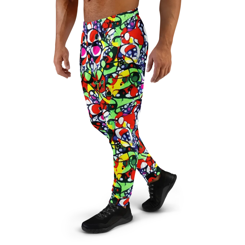 Kaleidoscope Crush on Men's Joggers — Left