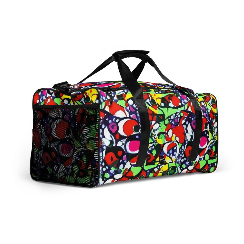 Kaleidoscope Crush on Duffle Bag — Right Front