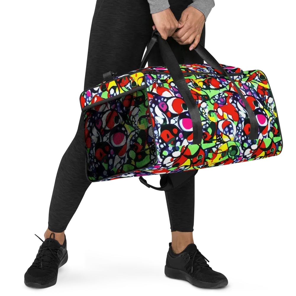 Kaleidoscope Crush on Duffle Bag — Right Front