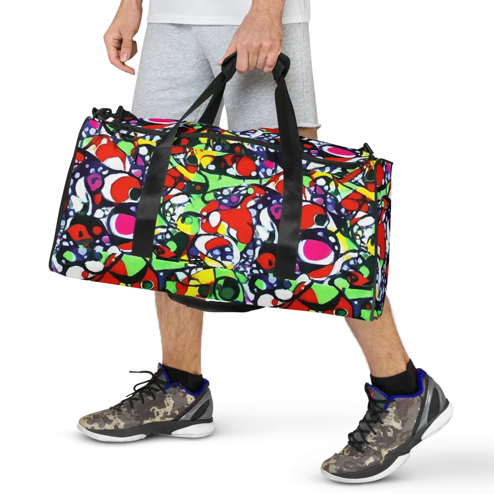 Kaleidoscope Crush on Duffle Bag — Front
