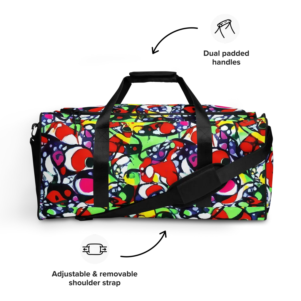Kaleidoscope Crush on Duffle Bag — Front