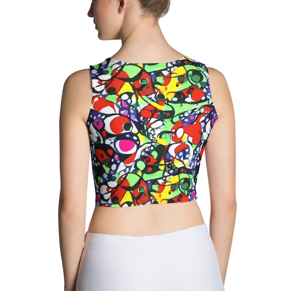 Kaleidoscope Crush on Crop Top — Back