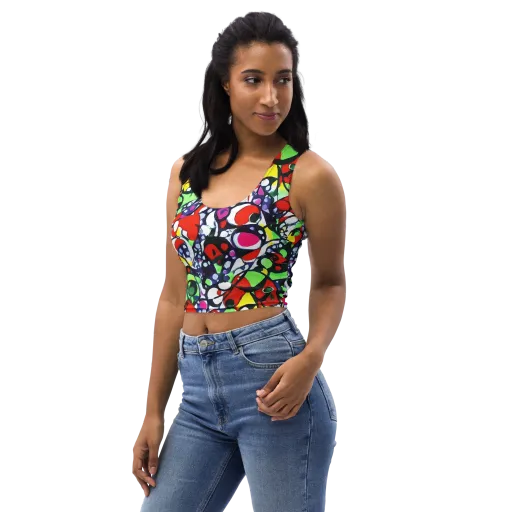 Kaleidoscope Crush on a Crop Top