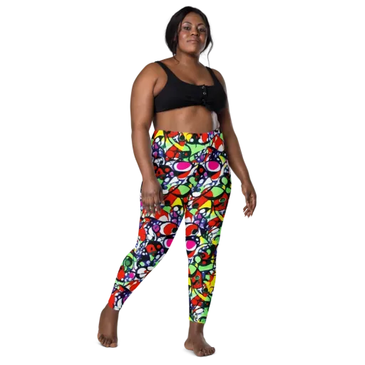Kaleidoscope Crush on a Leggings with Pockets