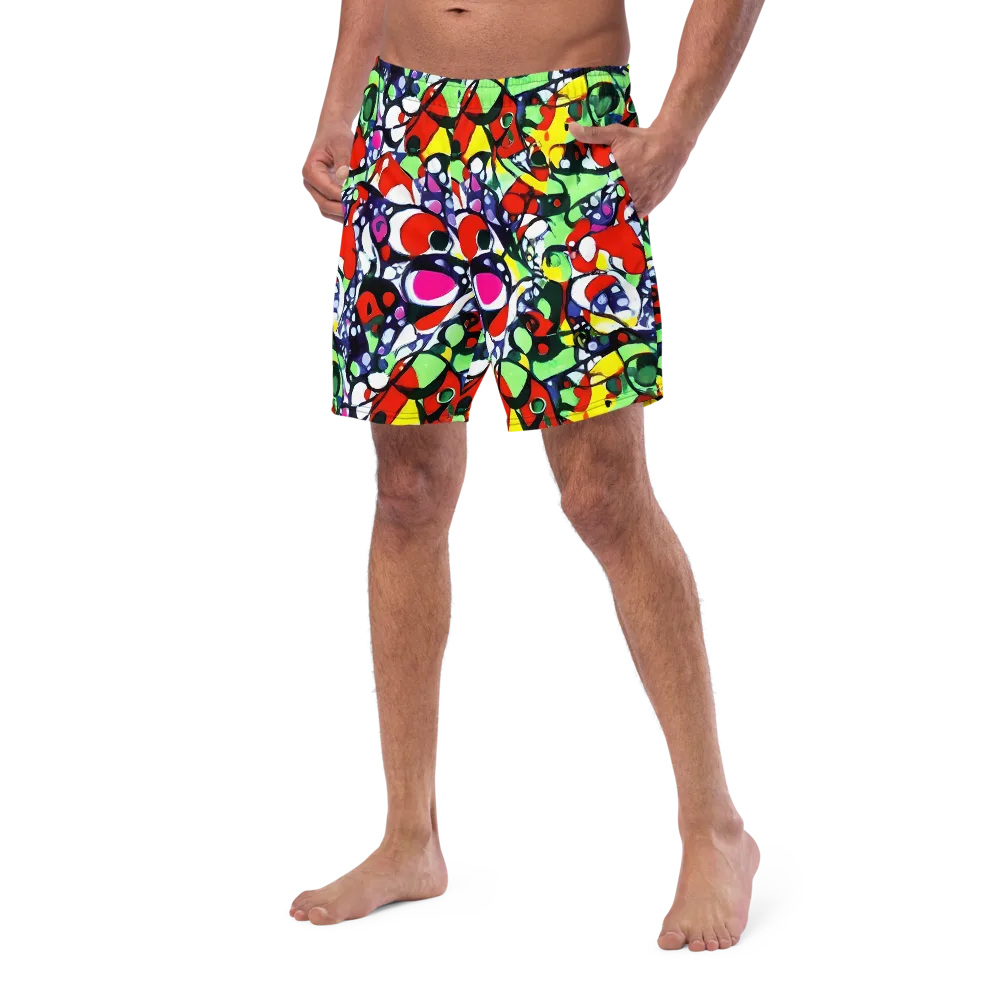 Kaleidoscope Crush on Swim Trunks — Left Front