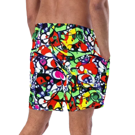 Kaleidoscope Crush on a Swim Trunks