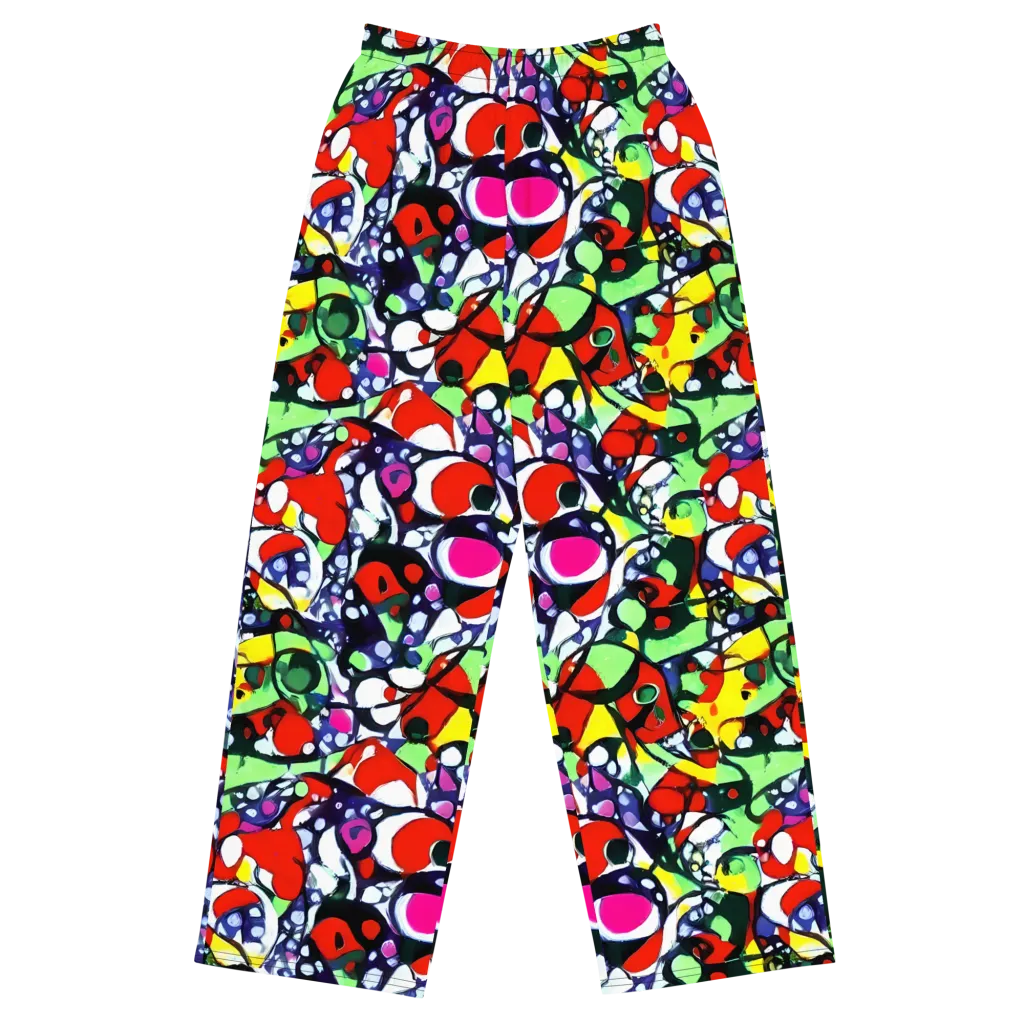 Kaleidoscope Crush on Wide-Leg Pants — Front