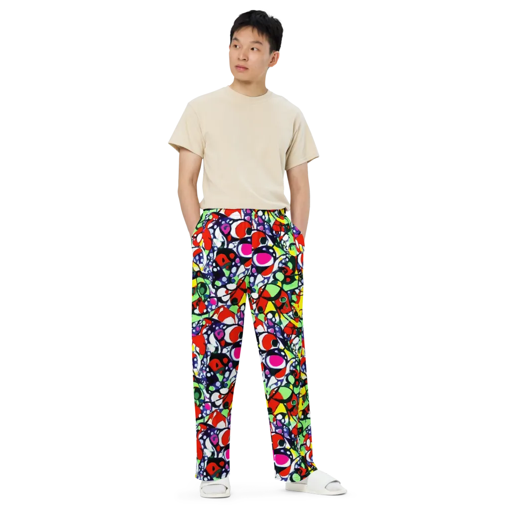 Kaleidoscope Crush on Wide-Leg Pants — Front