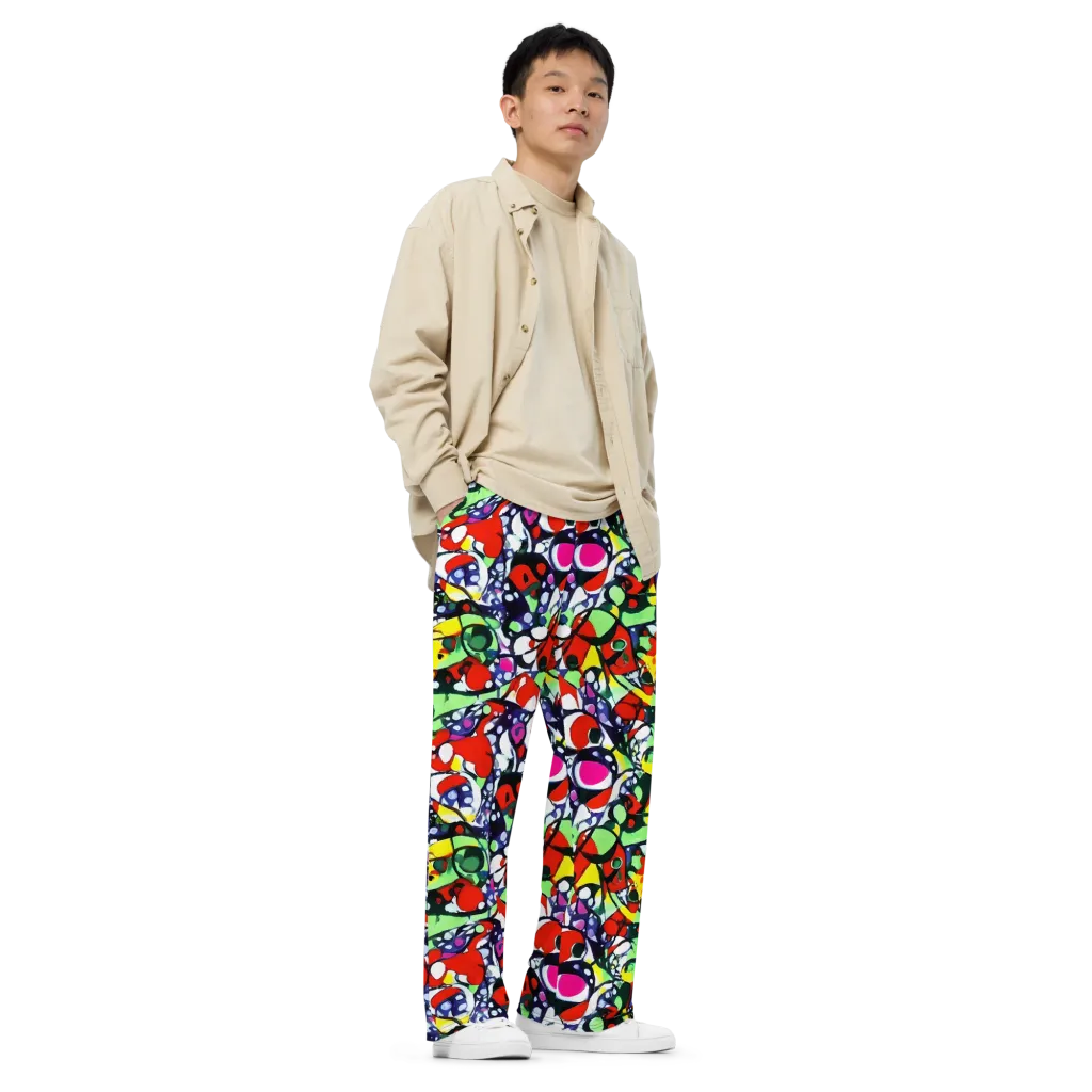 Kaleidoscope Crush on Wide-Leg Pants — Right Front