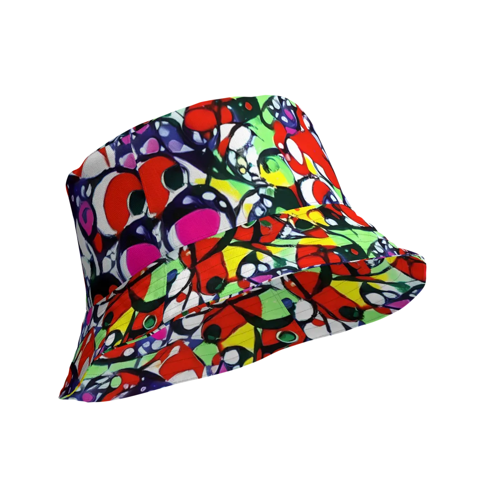 Kaleidoscope Crush on Reversible Bucket Hat — Product details Outside