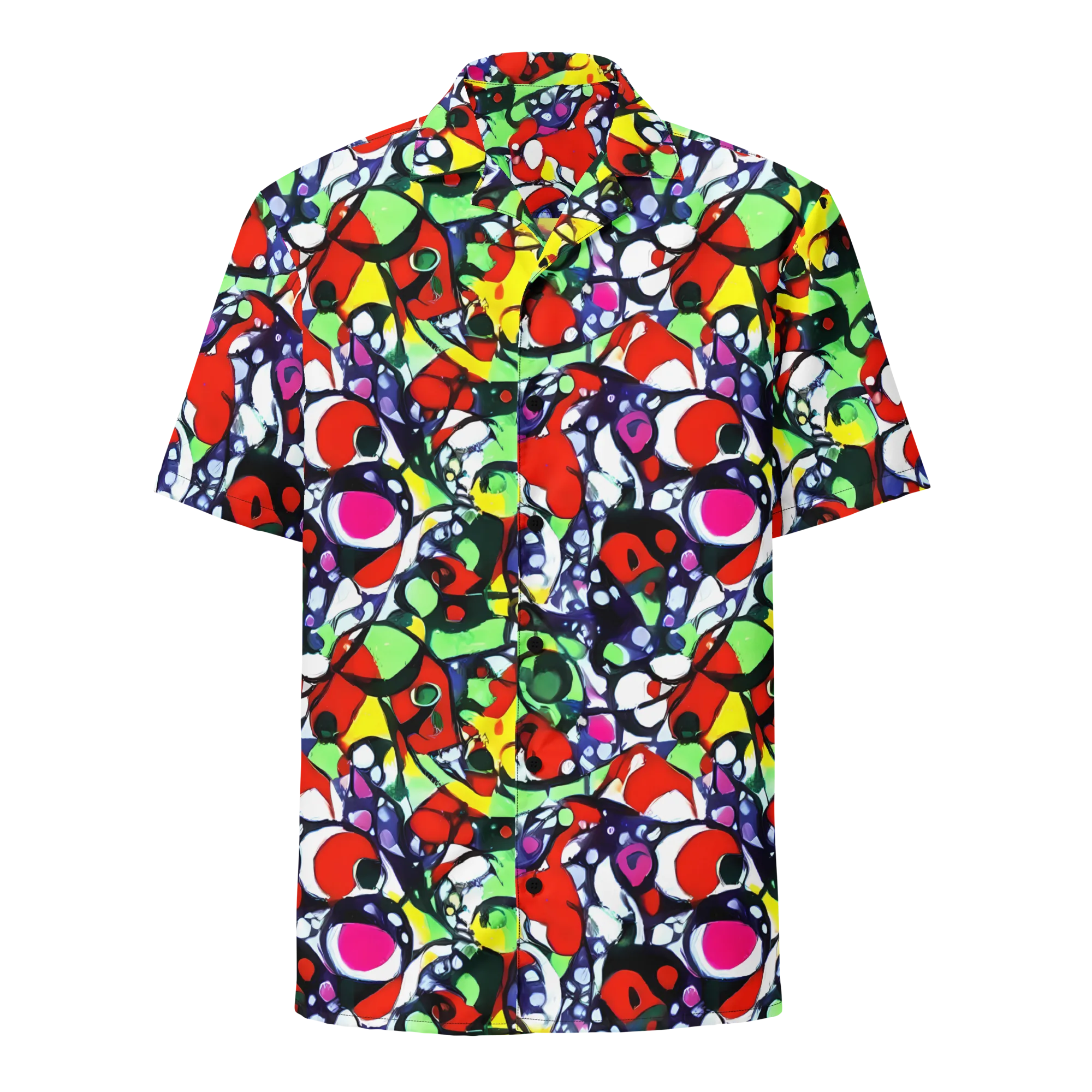 Kaleidoscope Crush on Button Shirt — Front
