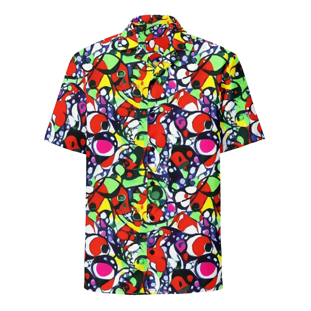 Kaleidoscope Crush on Button Shirt — Front