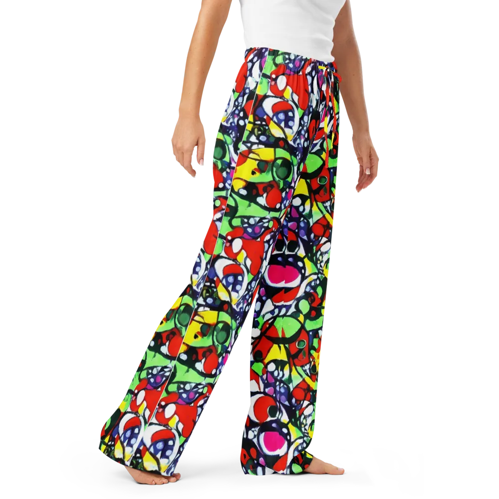 Kaleidoscope Crush on Women's Pajama Pants — Right Front