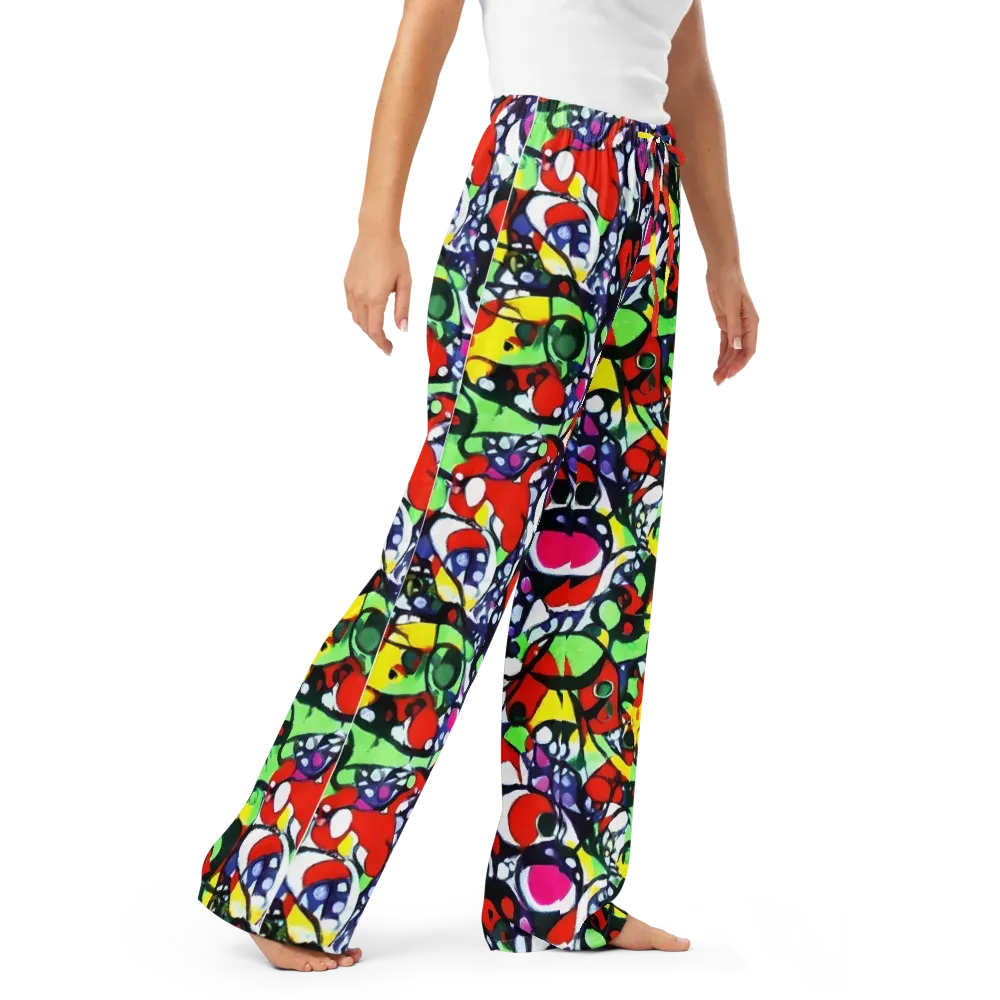 Kaleidoscope Crush on Women's Pajama Pants — Right Front