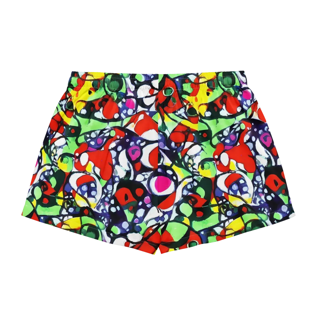 Kaleidoscope Crush on Women's Pajama Shorts — Back