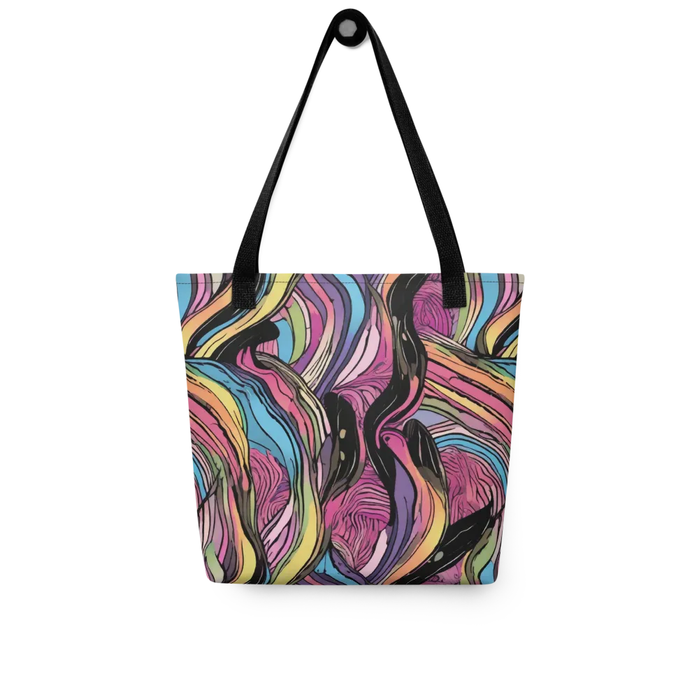 Violet Ribbons on Tote Bag — Front
