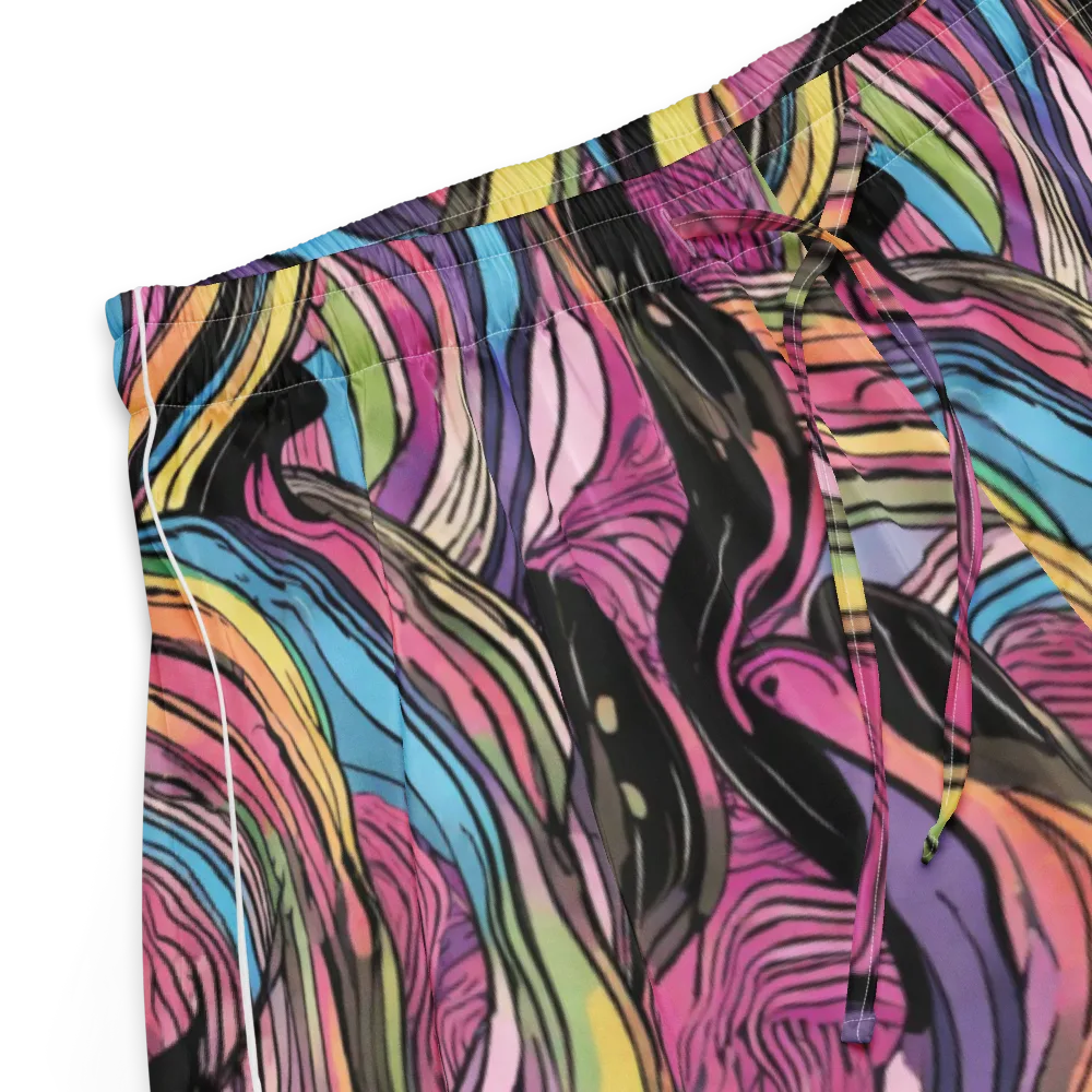 Violet Ribbons on Women's Pajama Shorts — Product details