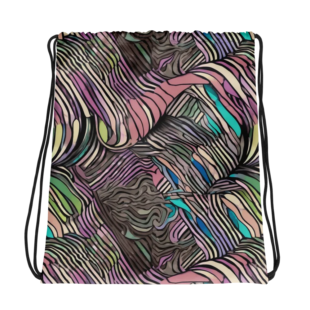 Striated Reverie on Drawstring Bag — Photo