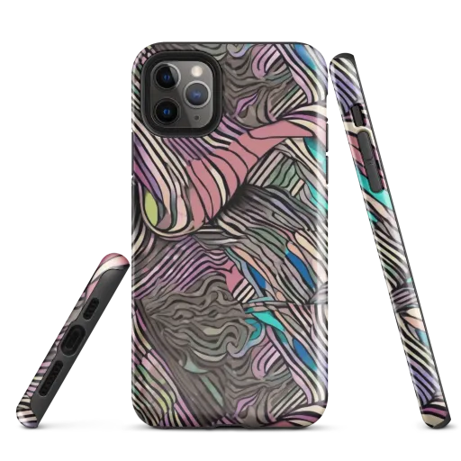 Striated Reverie on a Tough Case for iPhone®