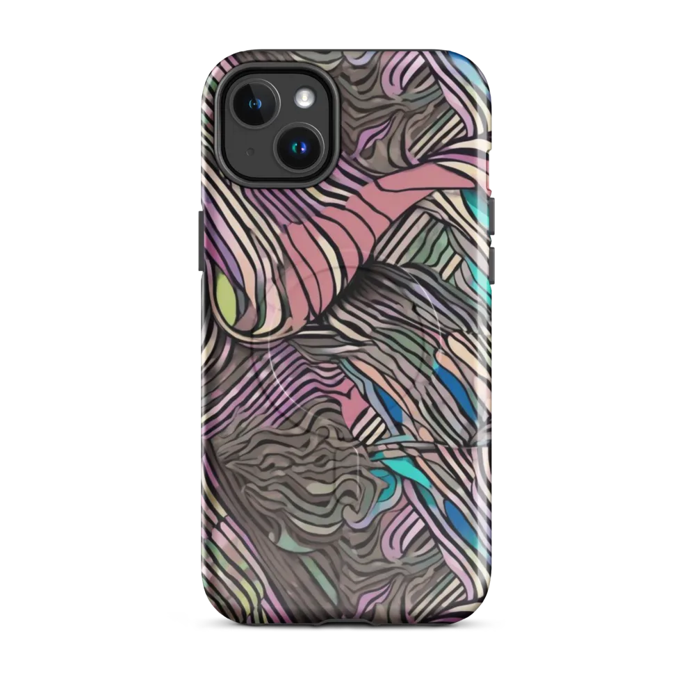 Striated Reverie on MagSafe Tough Case for iPhone® — Front
