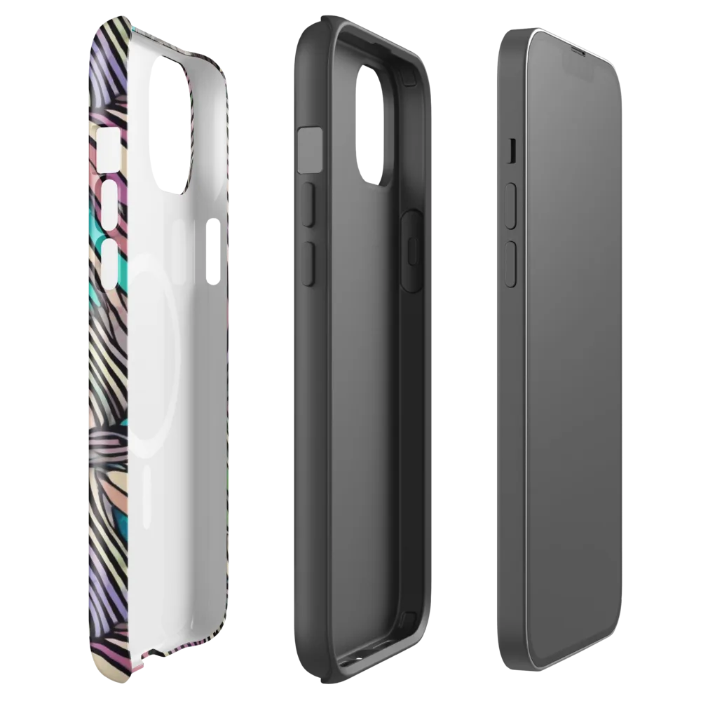 Striated Reverie on MagSafe Tough Case for iPhone® — Front
