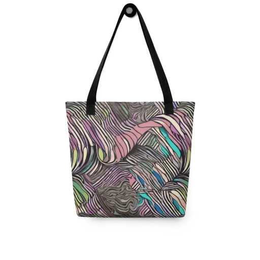 Striated Reverie on a Tote Bag