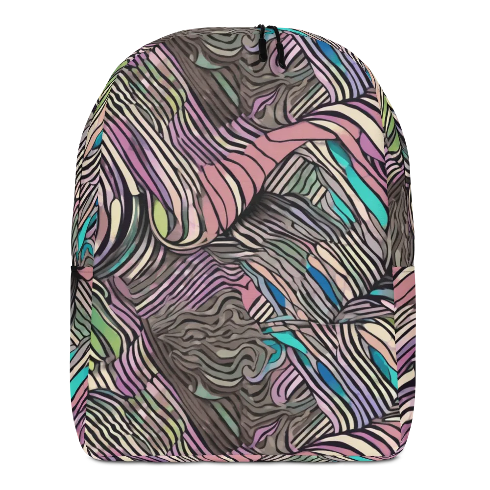 Striated Reverie on Minimalist Backpack — Front