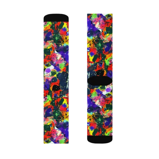 Electric Impasto on a Socks