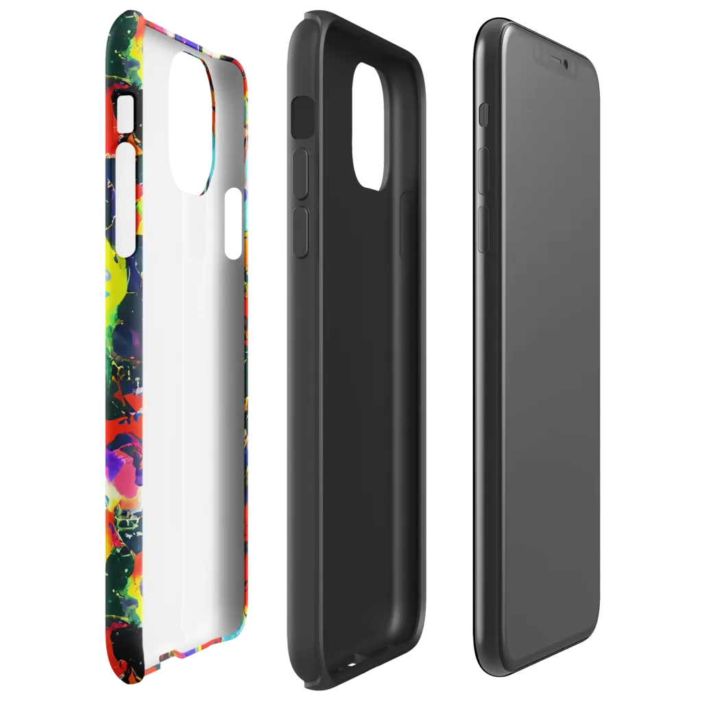Electric Impasto on Tough Case for iPhone® — Right