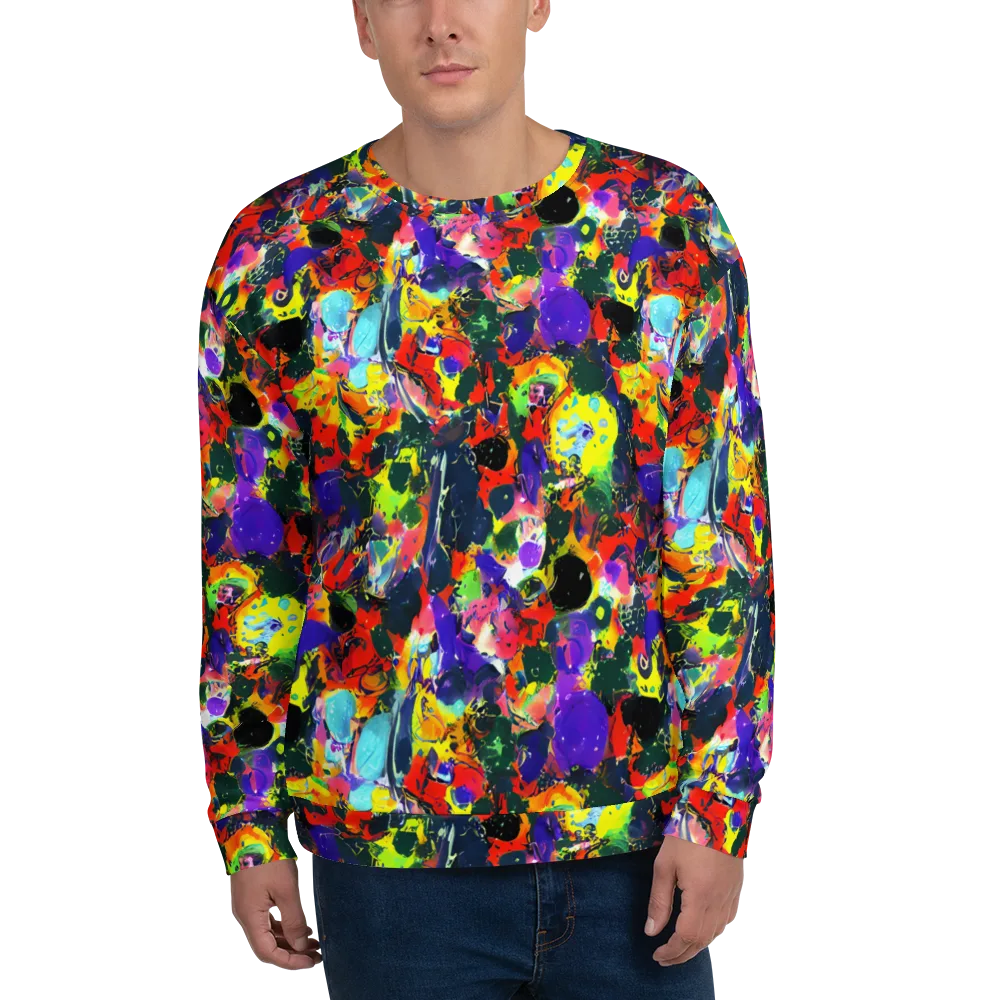 Electric Impasto on Sweatshirt — Front