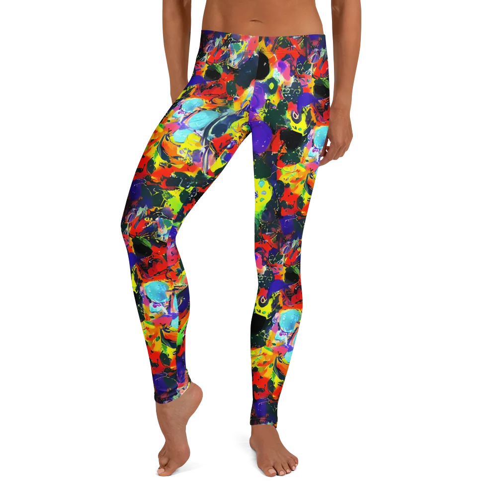 Electric Impasto on Leggings — Front