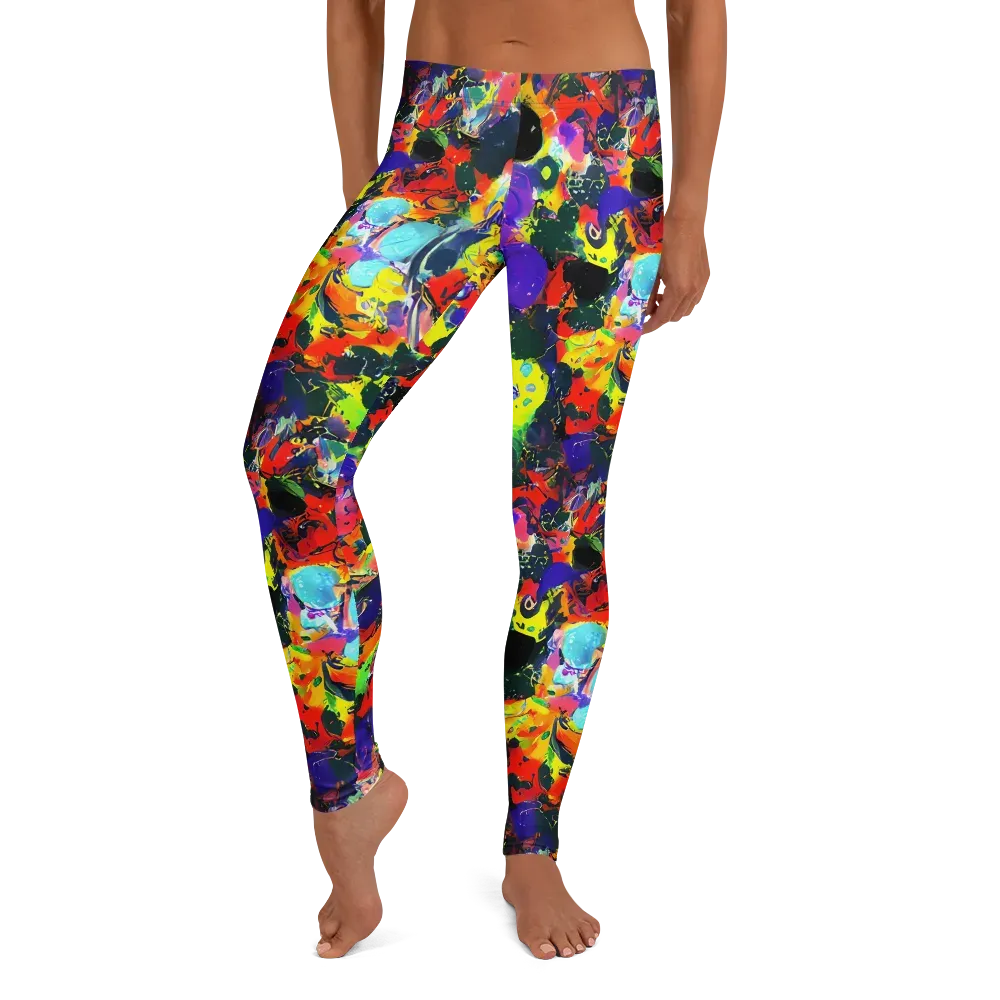 Electric Impasto on Leggings — Front