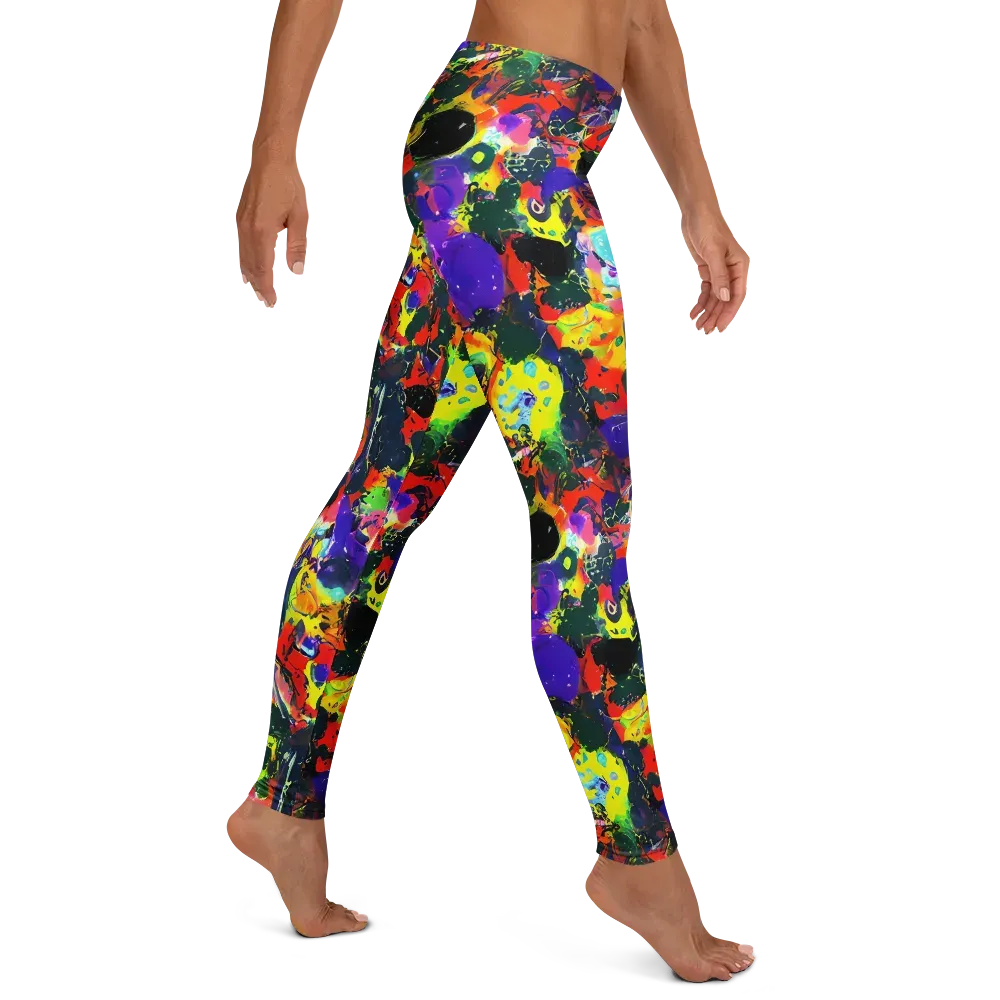 Electric Impasto on Leggings — Right